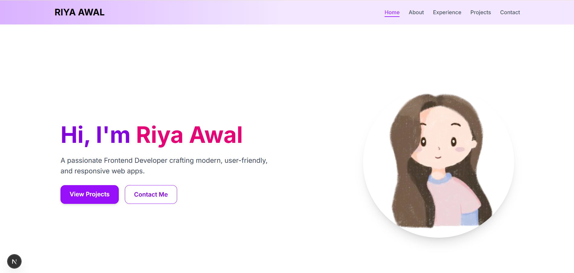 Riya Awal Portfolio