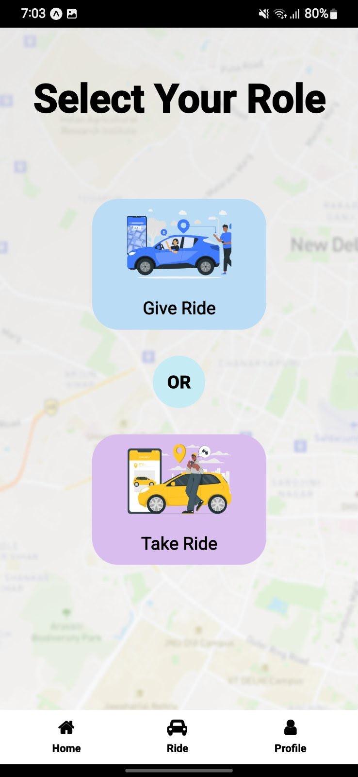 RideMate – Ride Sharing App